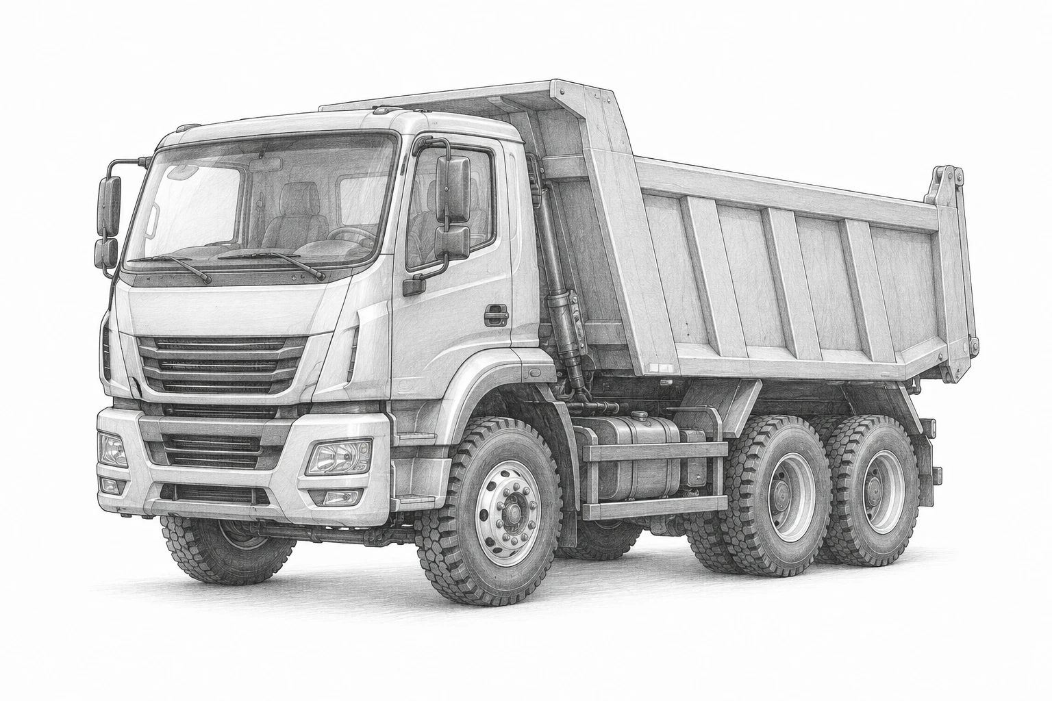 Автосамосвалы с бензиновым двигателем — основной вид