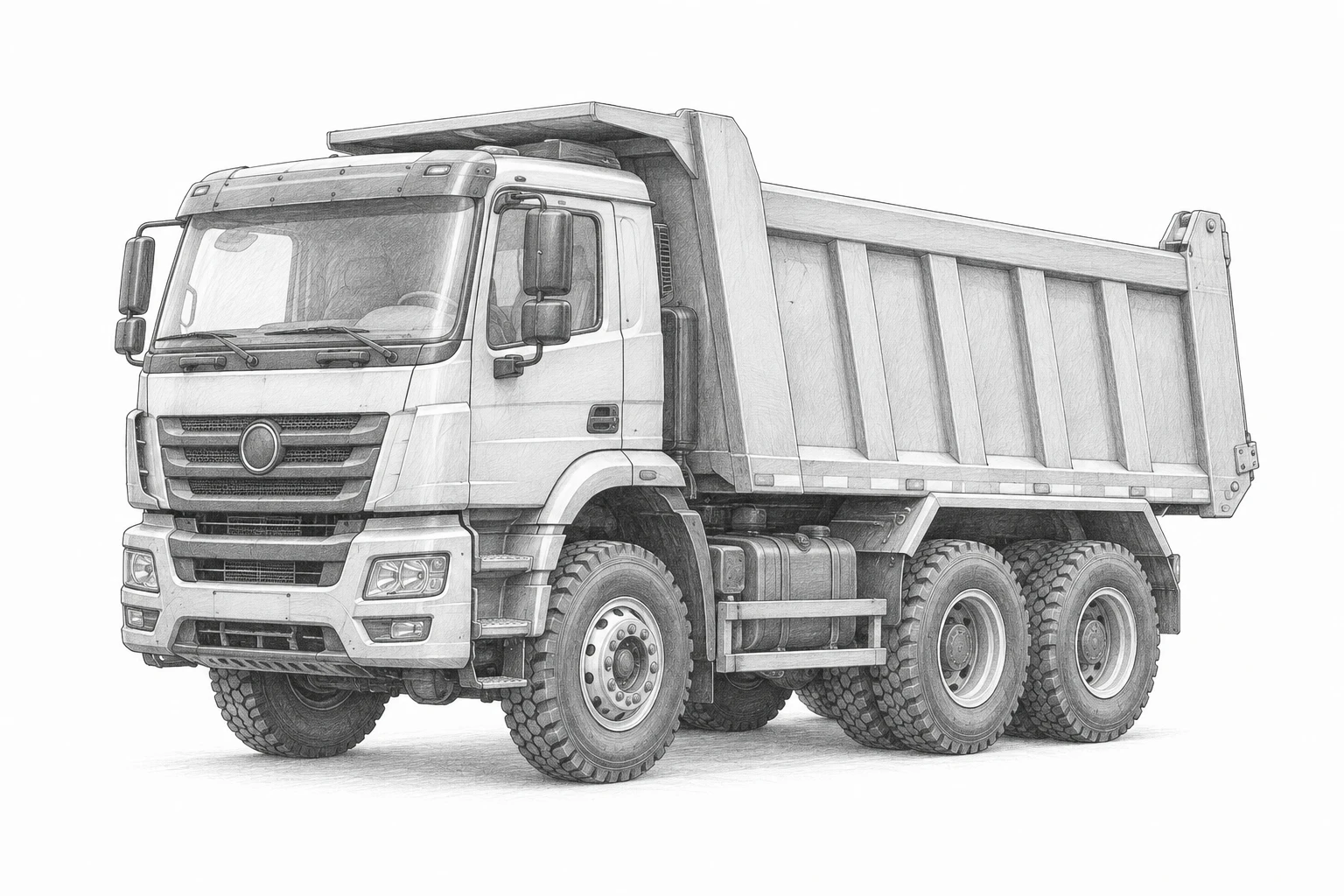 Автосамосвалы с дизельным двигателем — основной вид
