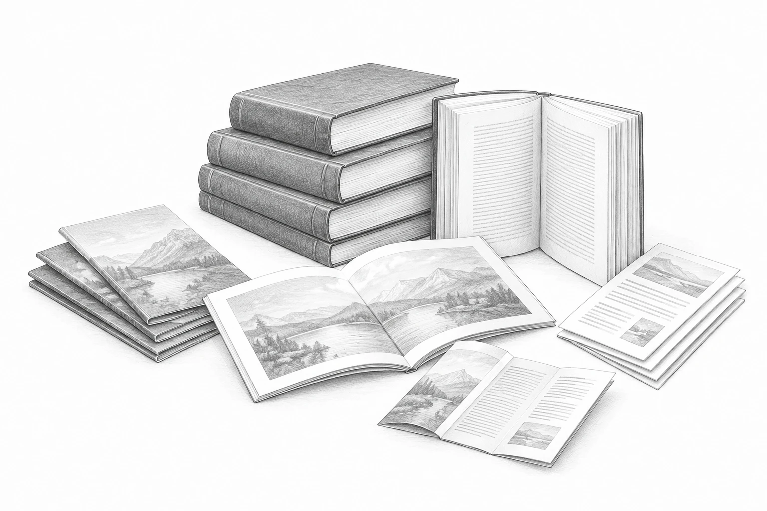 Книги, брошюры, листовки печатные прочие и подобные печатные материалы — основной вид
