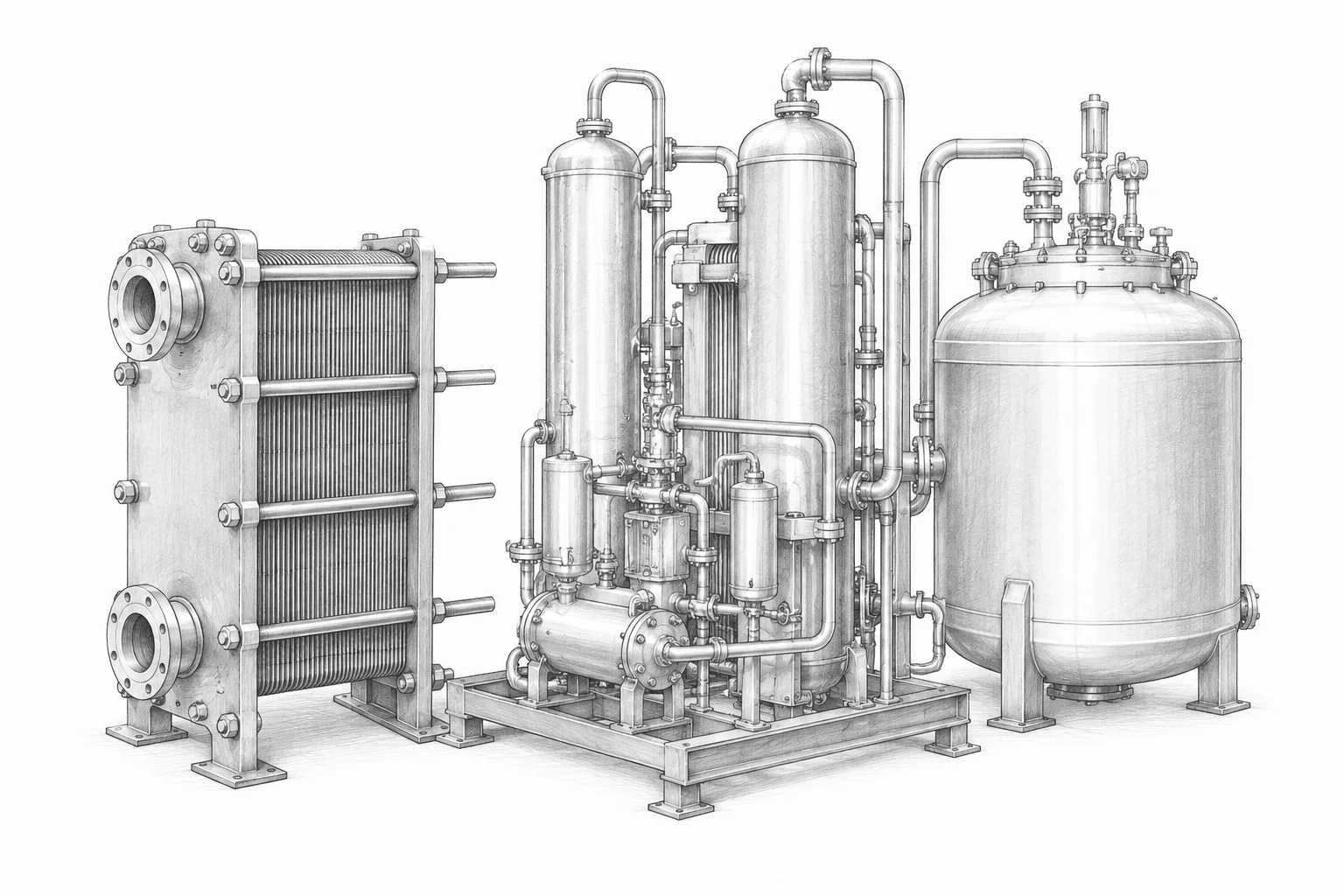 Теплообменники и машины для сжижения воздуха или прочих газов — основной вид